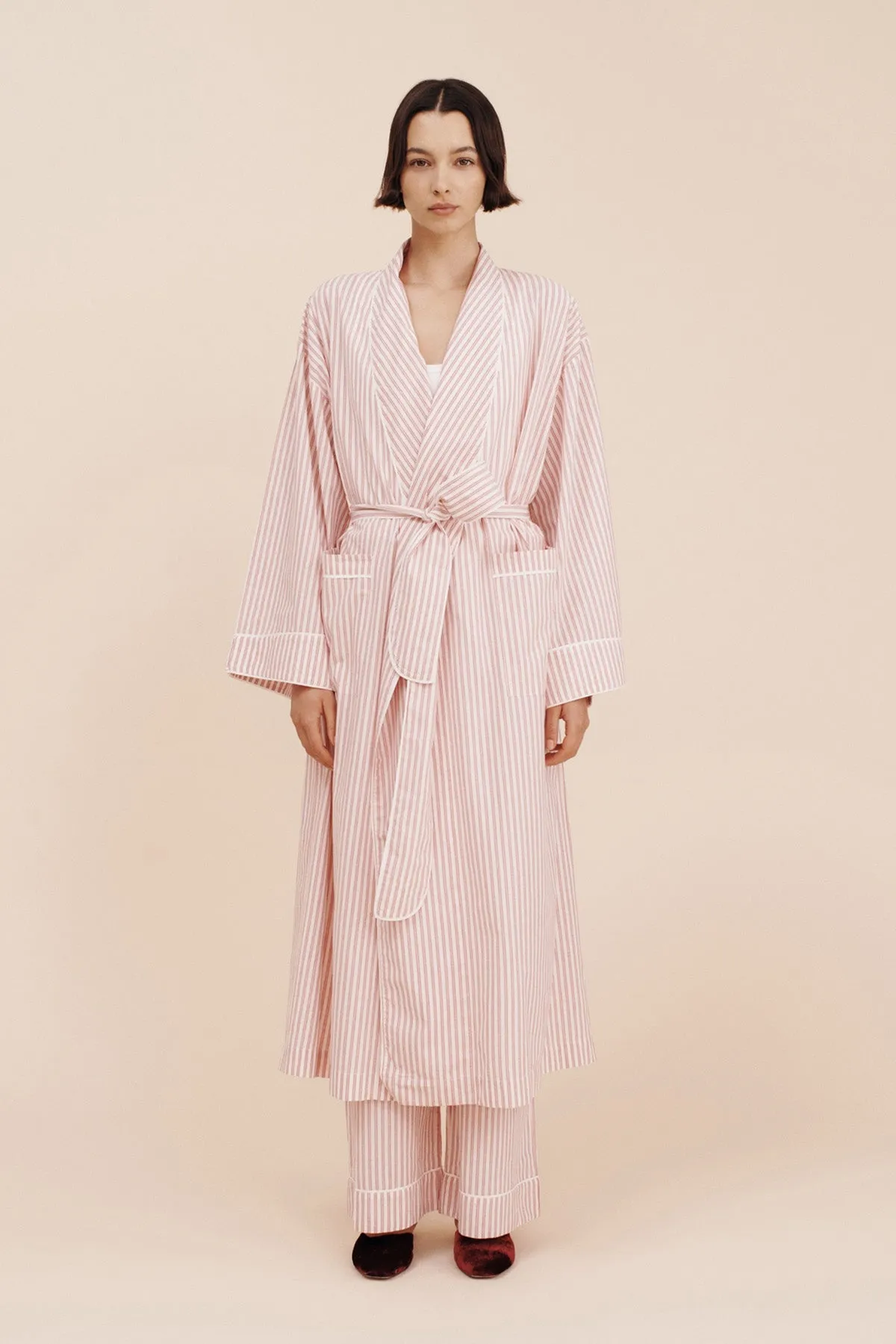 EDIE ROBE - STRAWBERRY STRIPE sold by Posse product image thumbnail 5