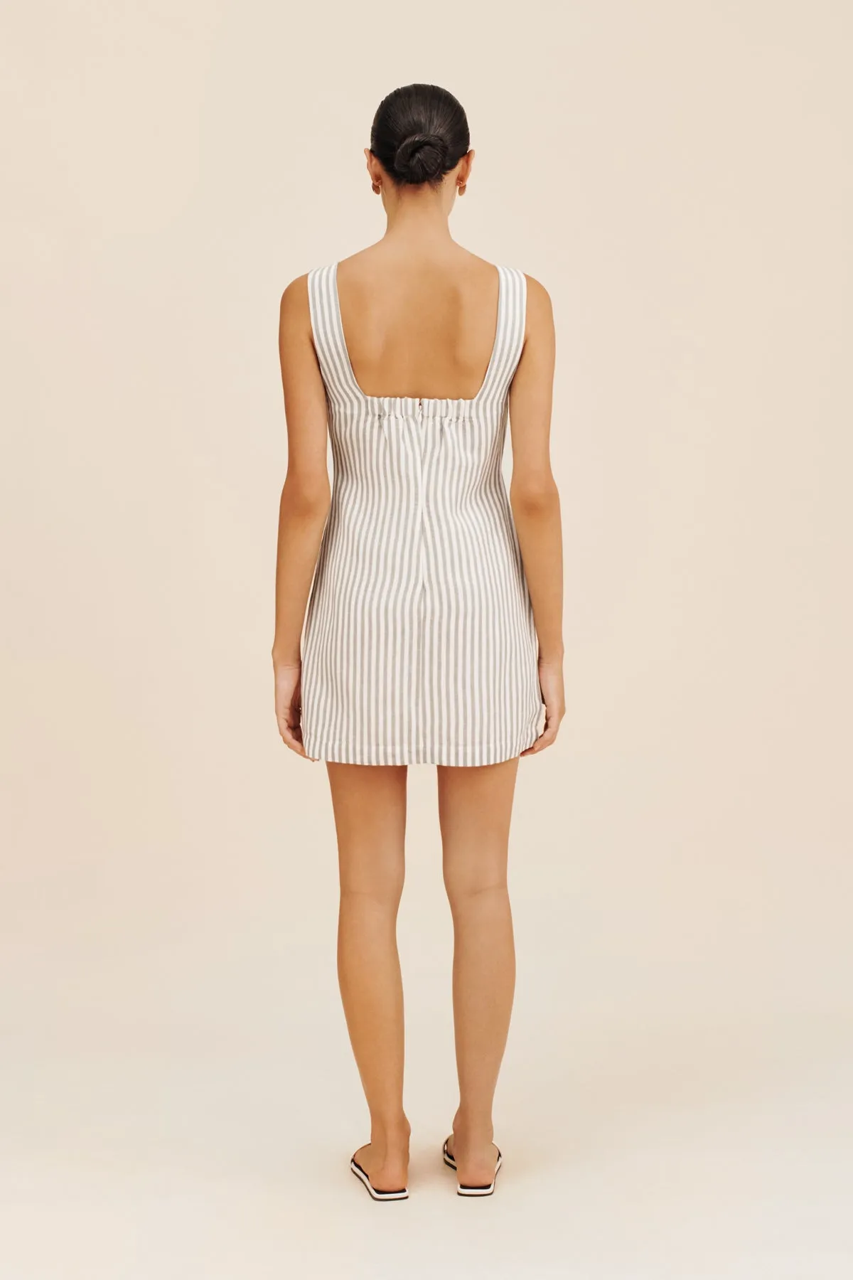 DIANA MINI DRESS - SEAGRASS STRIPE sold by Posse product image thumbnail 4