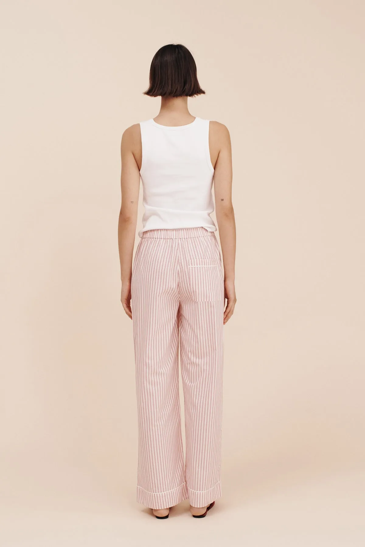 EDIE PANT - STRAWBERRY STRIPE sold by Posse product image thumbnail 4