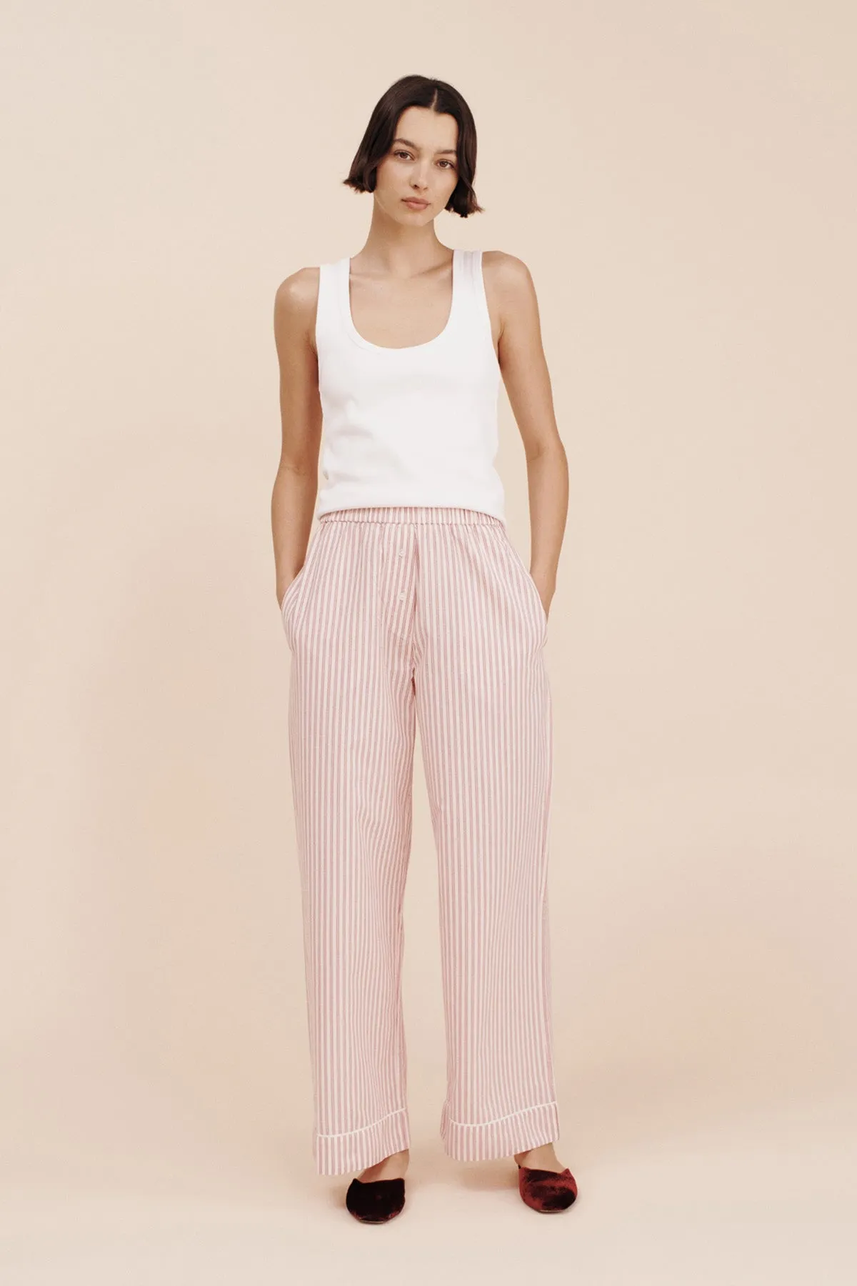 EDIE PANT - STRAWBERRY STRIPE sold by Posse product image thumbnail 3
