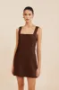 ALICE MINI DRESS - CHOCOLATE sold by Posse