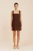 ALICE MINI DRESS - CHOCOLATE sold by Posse