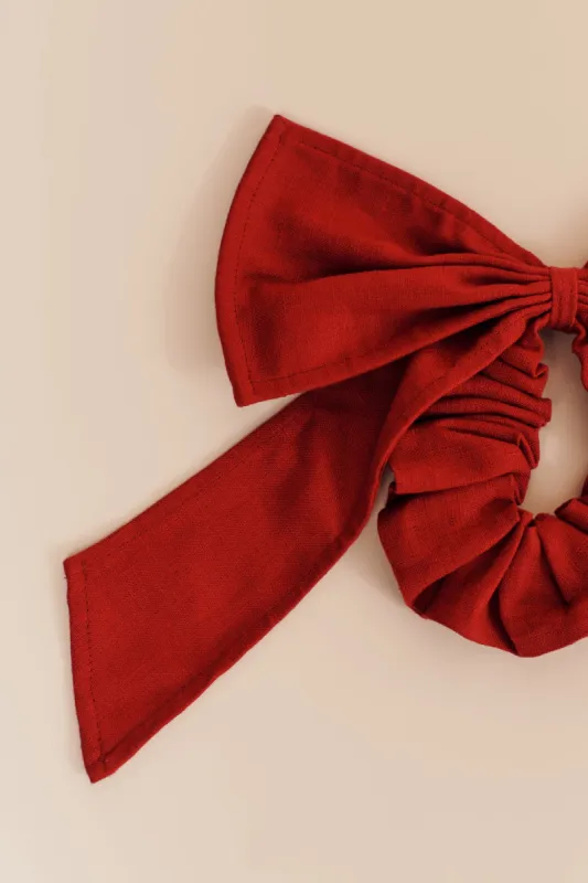 CHERYL SCRUNCHIE - CHERRY sold by Posse