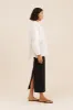 LOUISA SHIRT - VINTAGE WHITE sold by Posse
