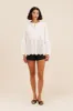 LOUISA SHIRT - VINTAGE WHITE sold by Posse
