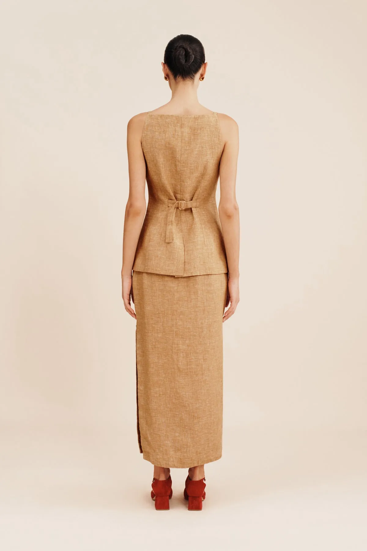 NANCY GILET - WALNUT sold by Posse product image thumbnail 5