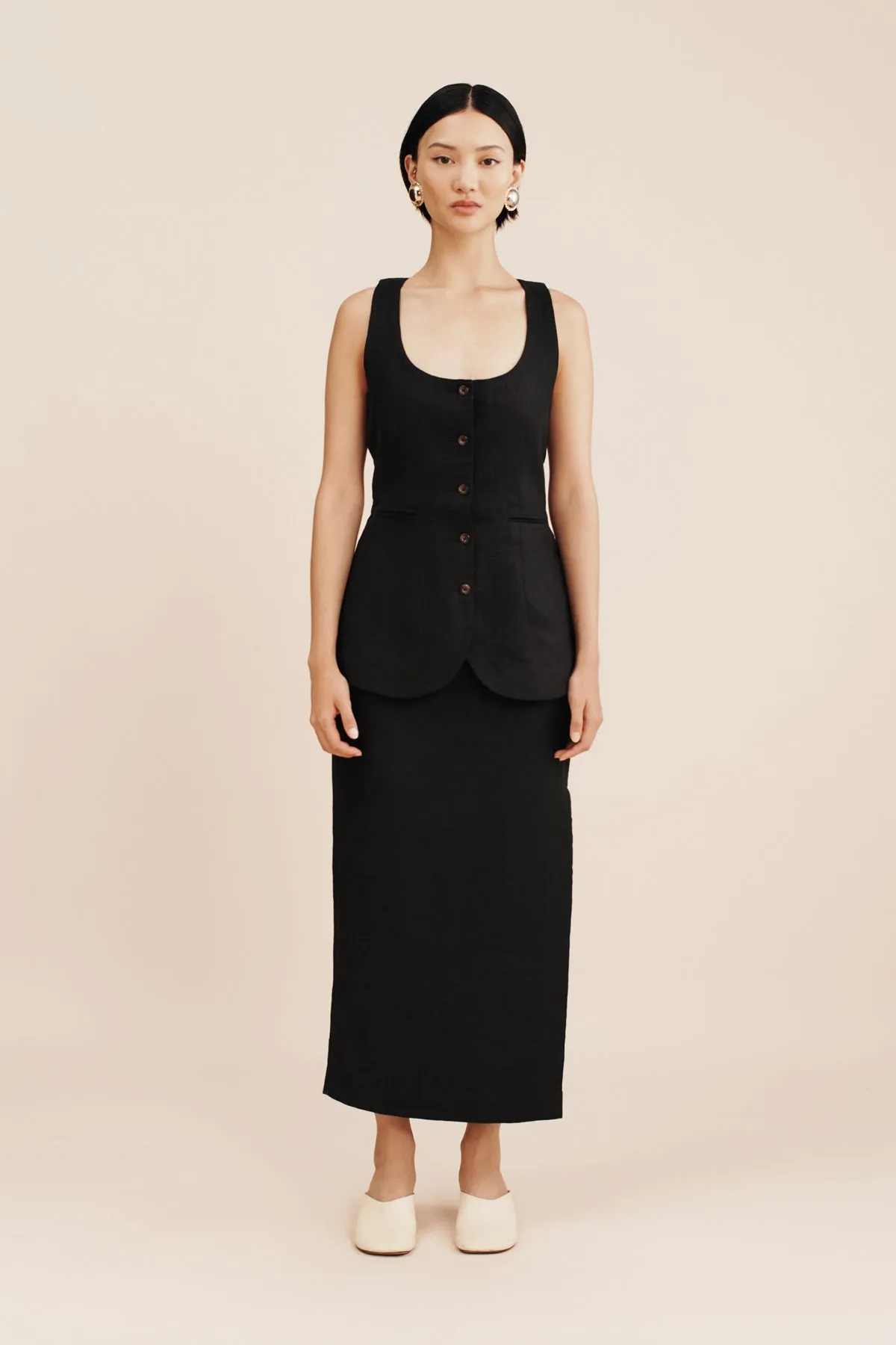 RUBEN GILET - BLACK sold by Posse product image thumbnail 5