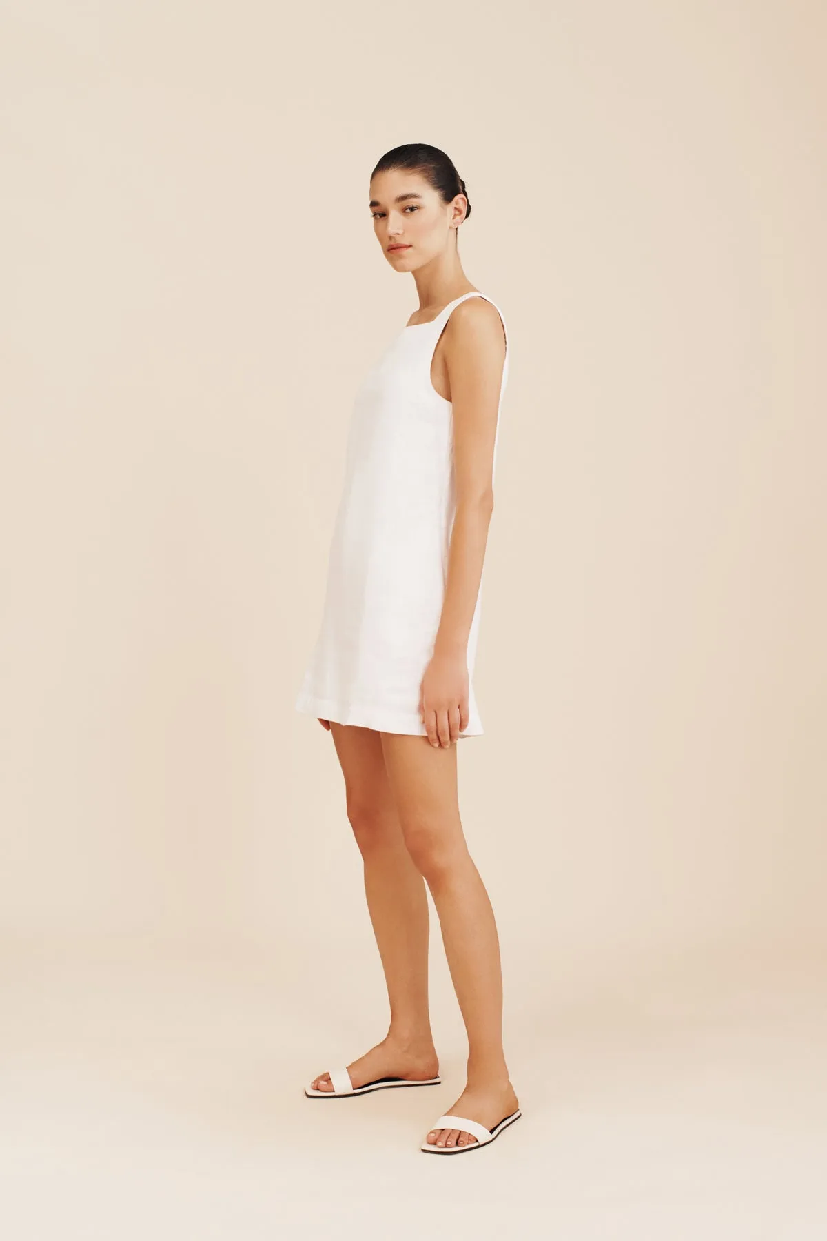 EMMA SHIFT DRESS - IVORY sold by Posse product image thumbnail 4