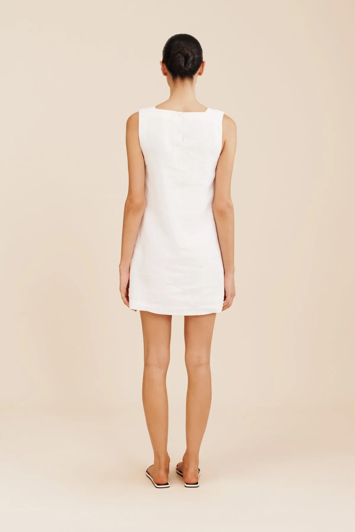 EMMA SHIFT DRESS - IVORY sold by Posse product image thumbnail 5