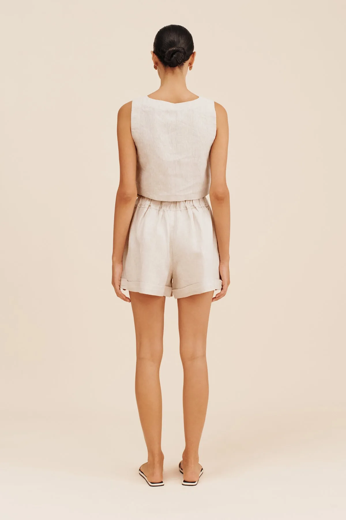 ALICE CROP TOP - NATURAL sold by Posse product image thumbnail 5