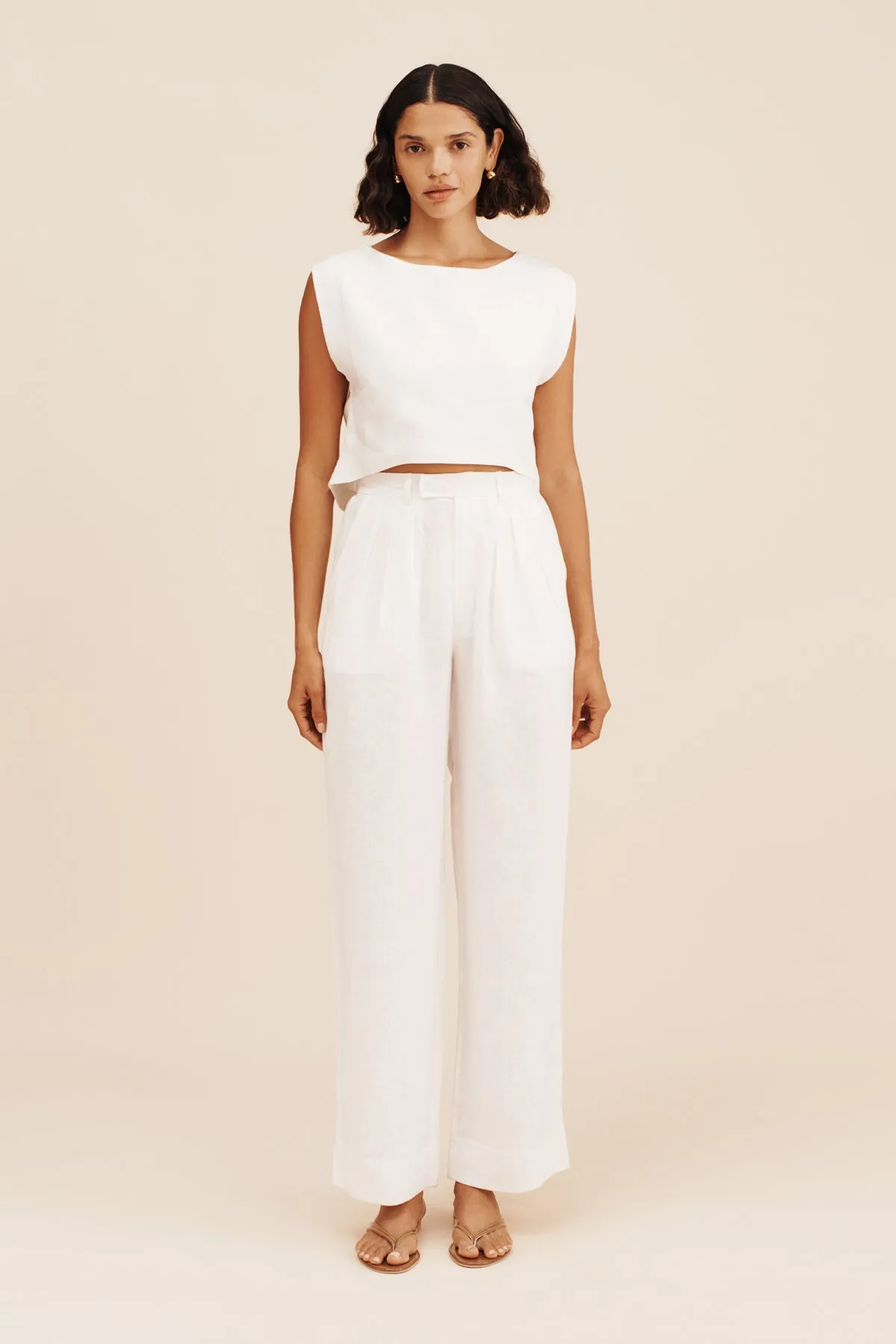 LOUIS TROUSER - IVORY sold by Posse product image thumbnail 4