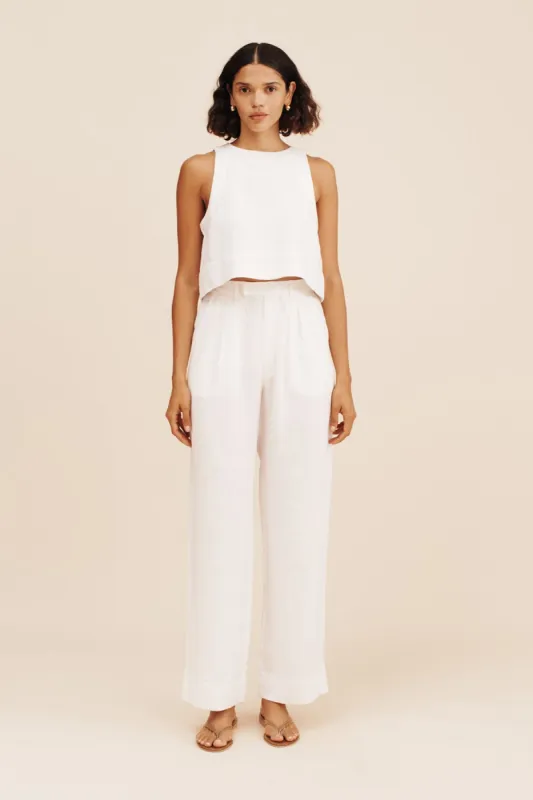 LOUIS TROUSER - IVORY sold by Posse