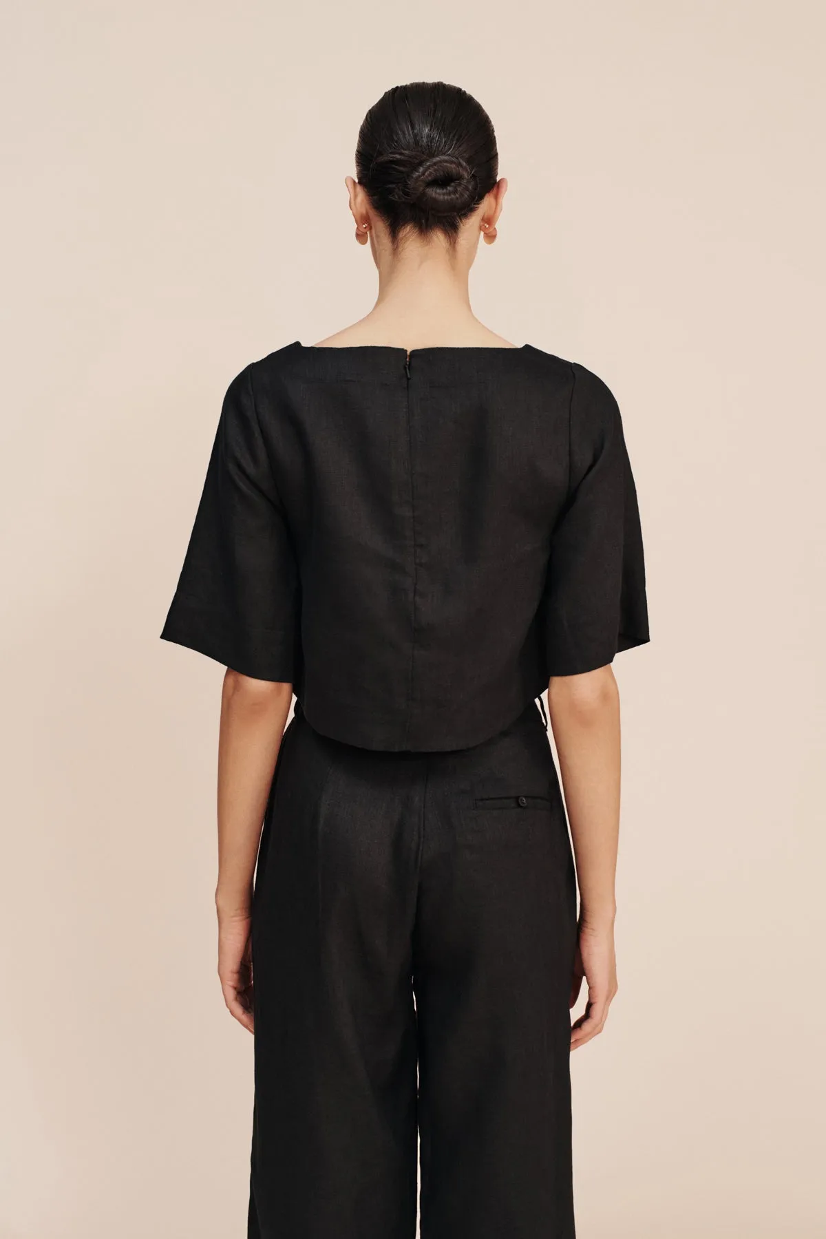 SHAY TOP - BLACK sold by Posse product image thumbnail 2