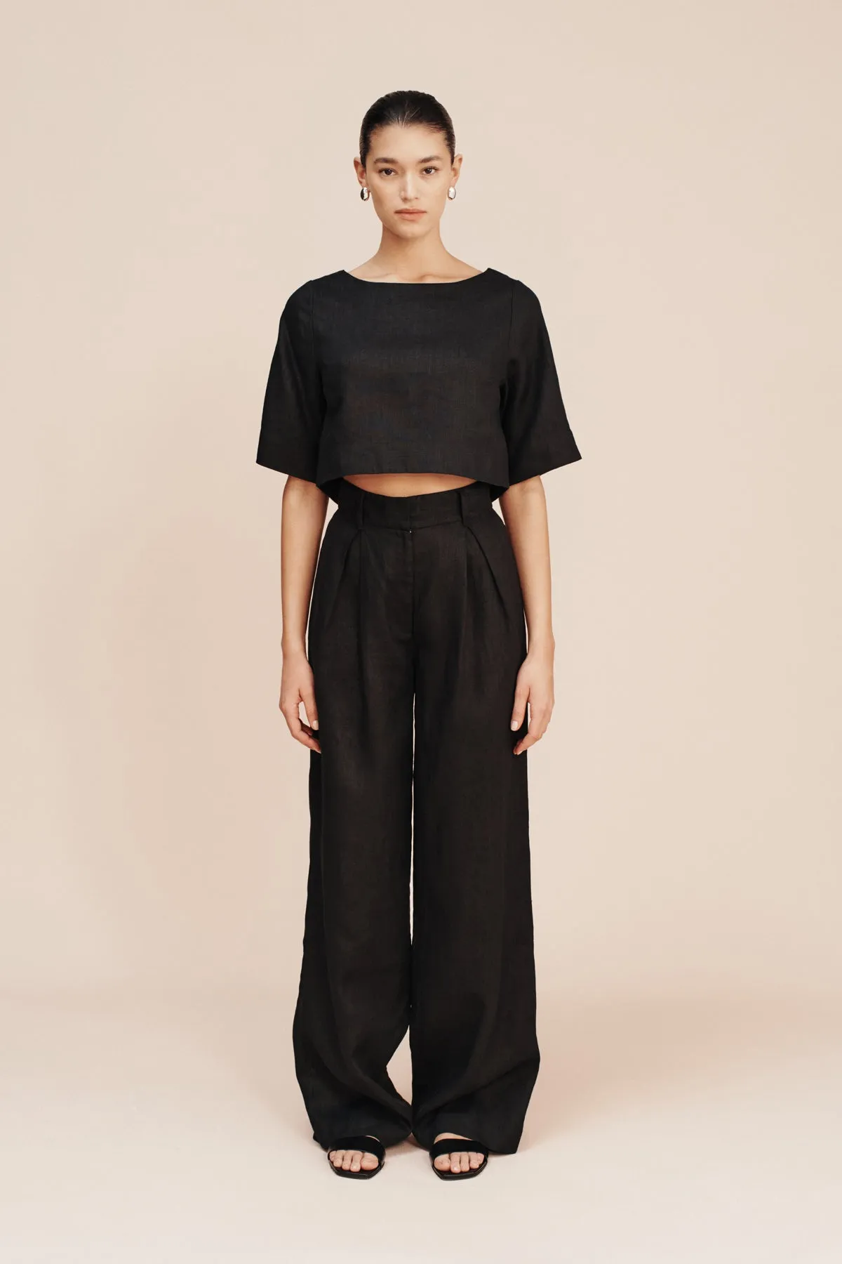 SHAY TOP - BLACK sold by Posse product image thumbnail 3