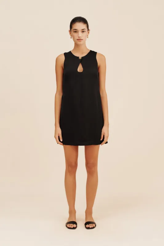 GIGI MINI DRESS - BLACK sold by Posse