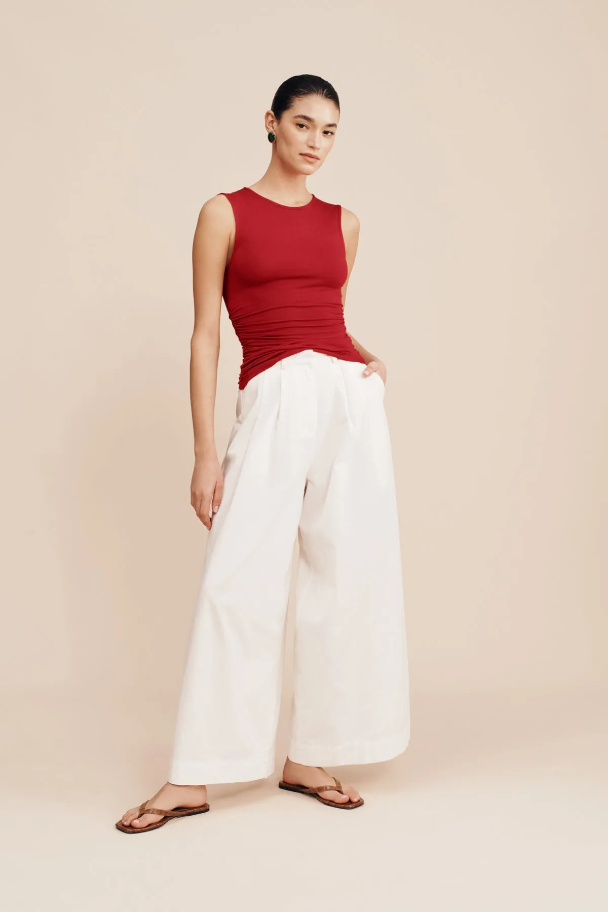 ISABELA TOP - CRIMSON sold by Posse product image thumbnail 2