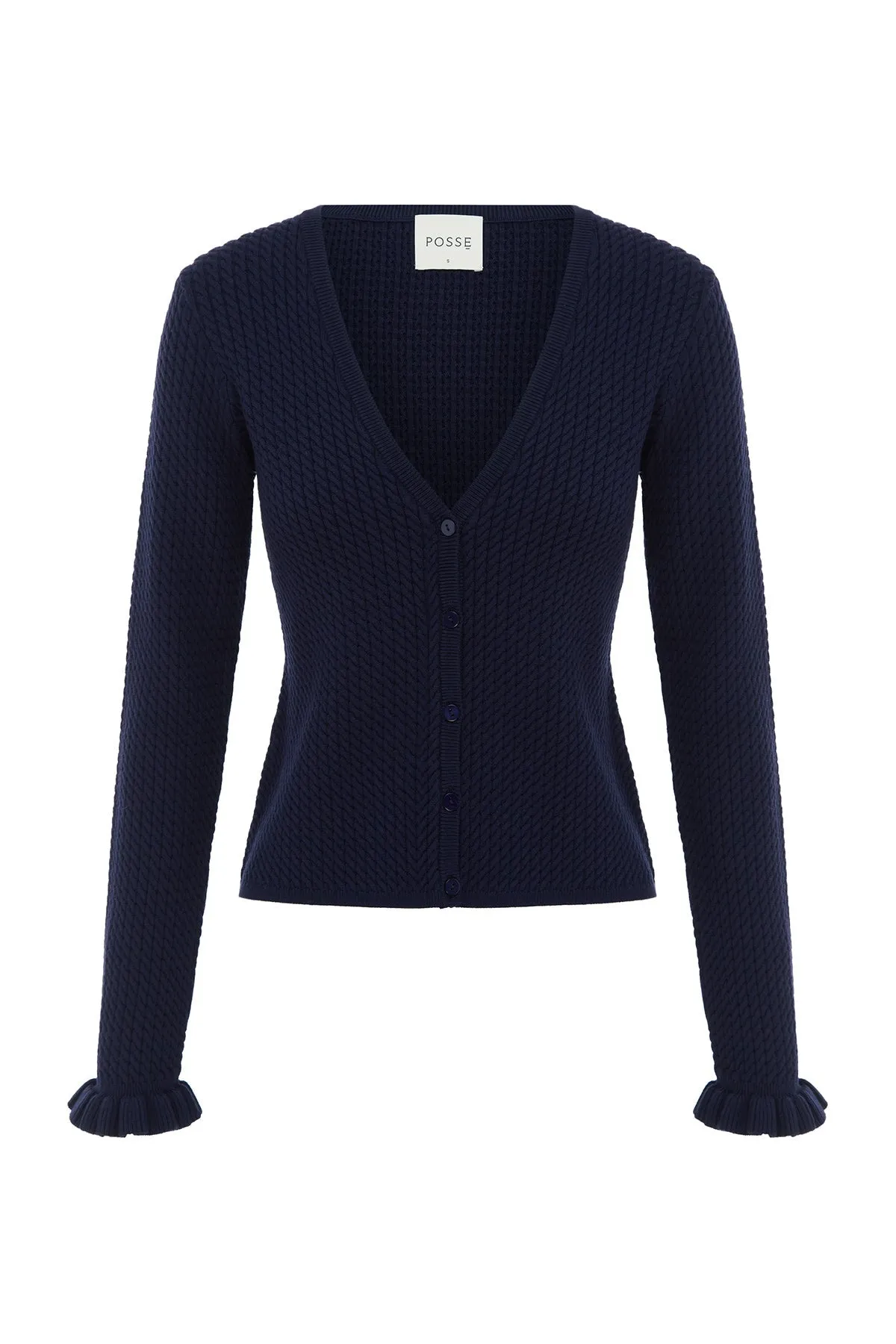 IRIS CARDIGAN - NAVY sold by Posse product image thumbnail 5