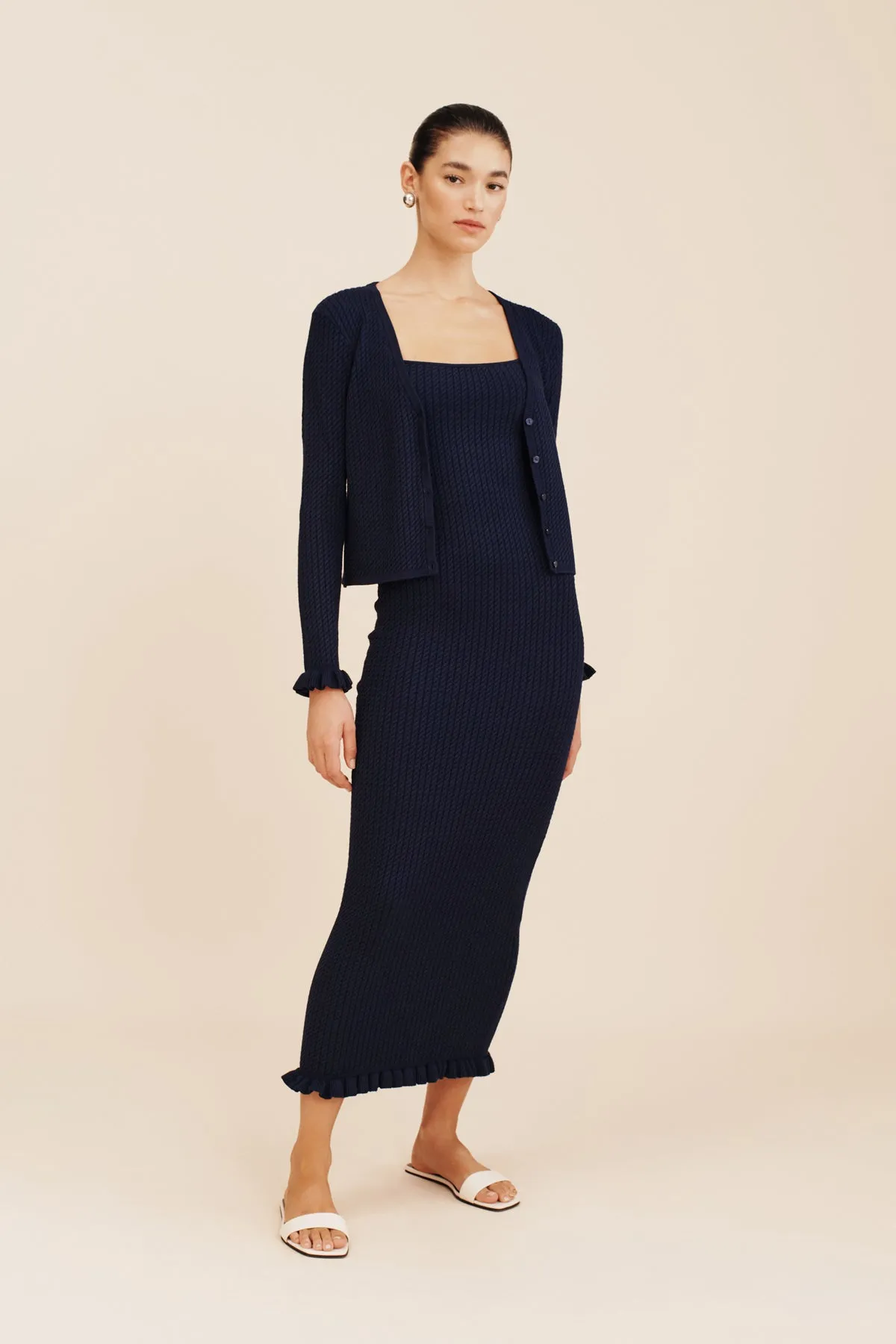 IRIS CARDIGAN - NAVY sold by Posse product image thumbnail 2