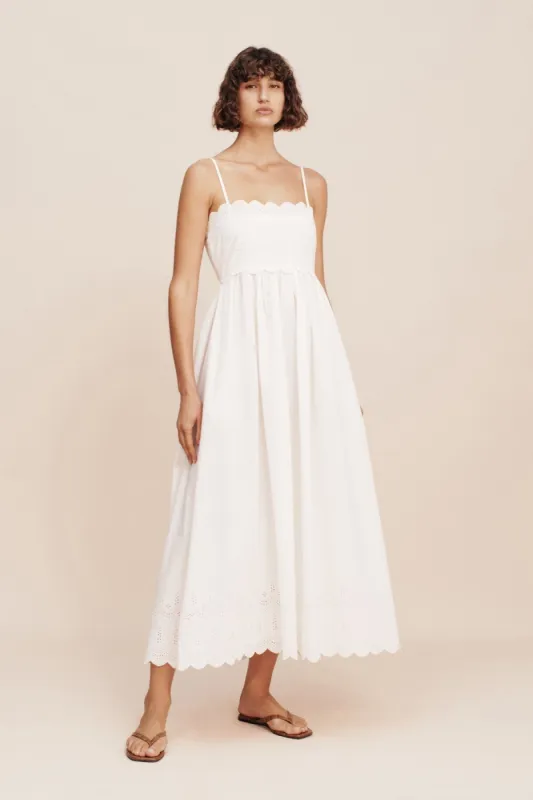 MAISIE DRESS - VINTAGE WHITE sold by Posse