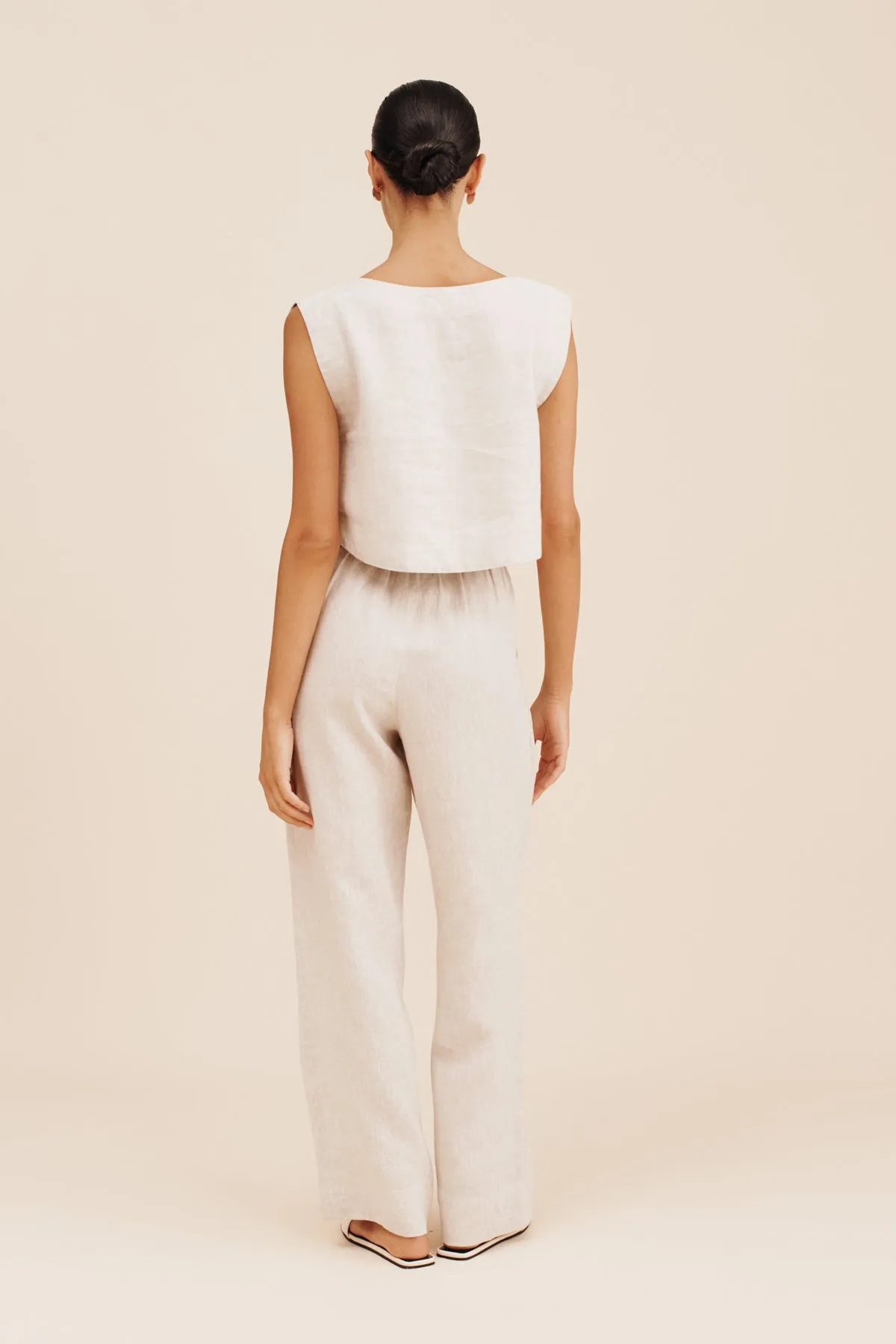 MARTINA CROP TOP - NATURAL sold by Posse product image thumbnail 5