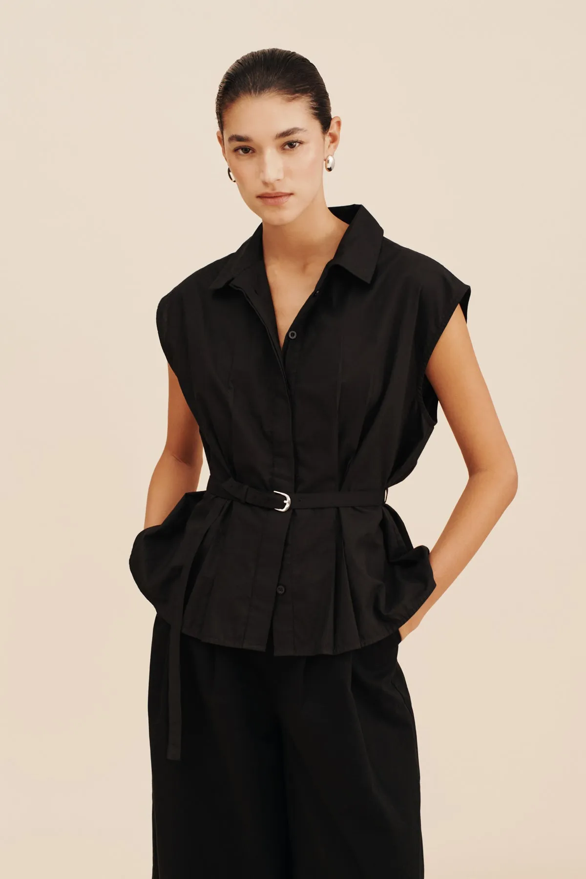 JUNO SHIRT - BLACK sold by Posse product image thumbnail 5