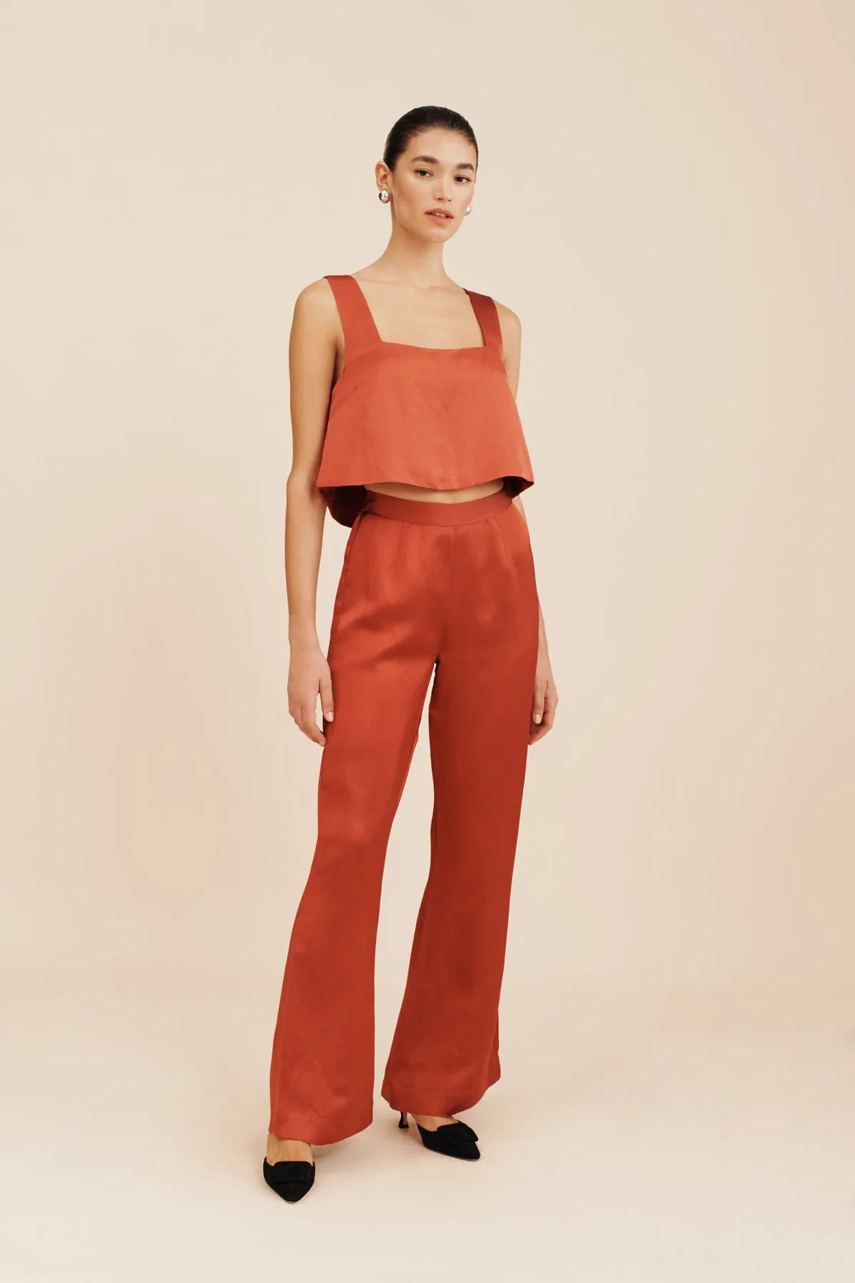 TIA TROUSER - REDWOOD sold by Posse product image thumbnail 2