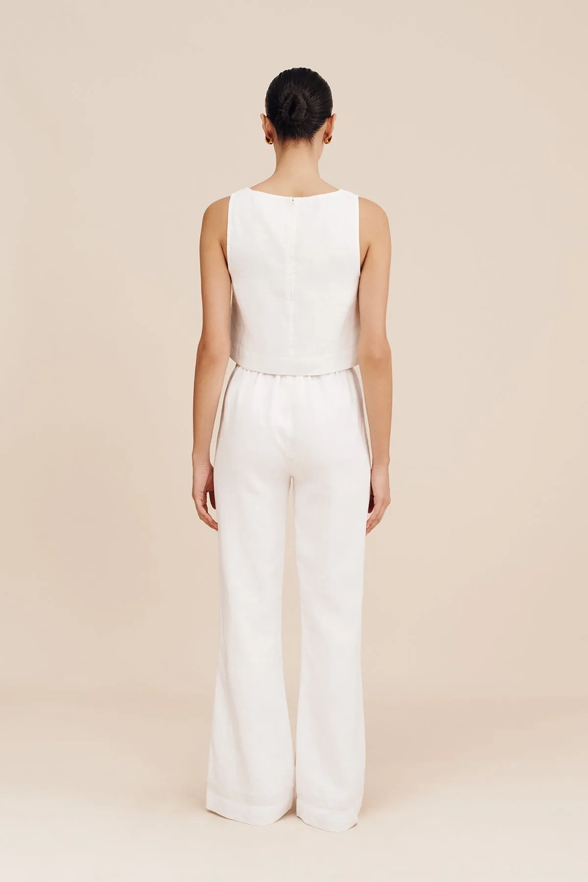 TIA TROUSER - IVORY sold by Posse product image thumbnail 4