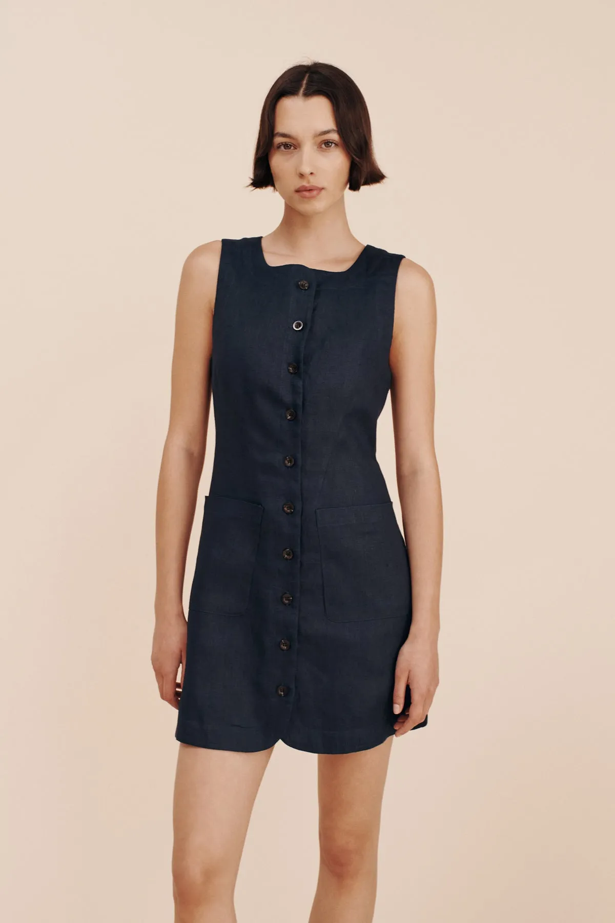 EMMA BUTTON DOWN MINI - INK sold by Posse product image thumbnail 2