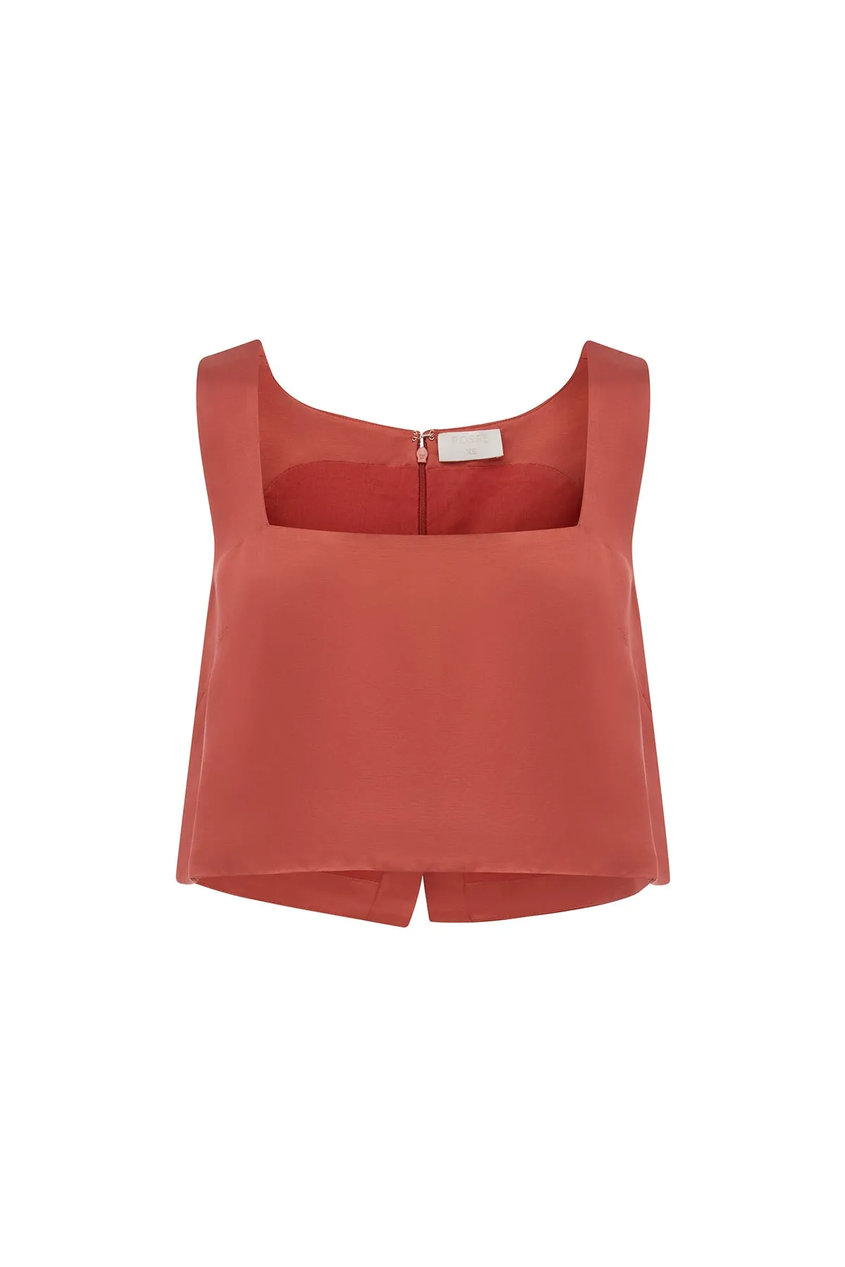 GIGI CROP TOP - REDWOOD sold by Posse product image thumbnail 5
