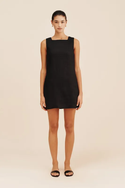 EMMA SHIFT DRESS - BLACK sold by Posse