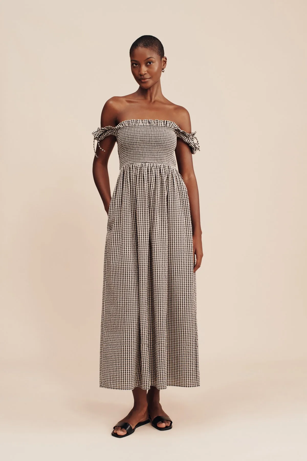 MIRA DRESS - GINGHAM sold by Posse