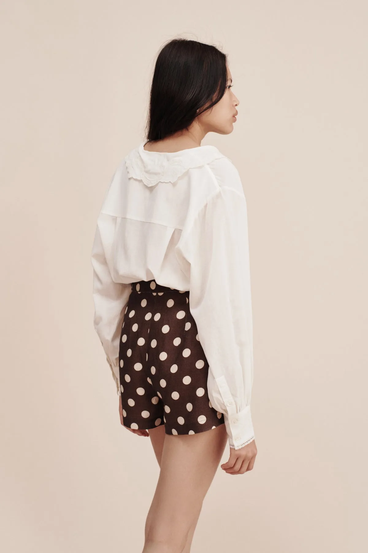 MYLAH SHIRT - CREAM sold by Posse product image thumbnail 4