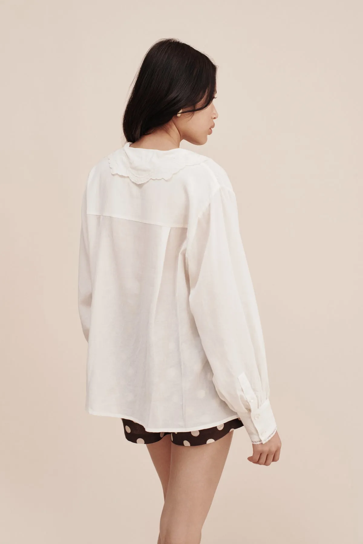 MYLAH SHIRT - CREAM sold by Posse product image thumbnail 2