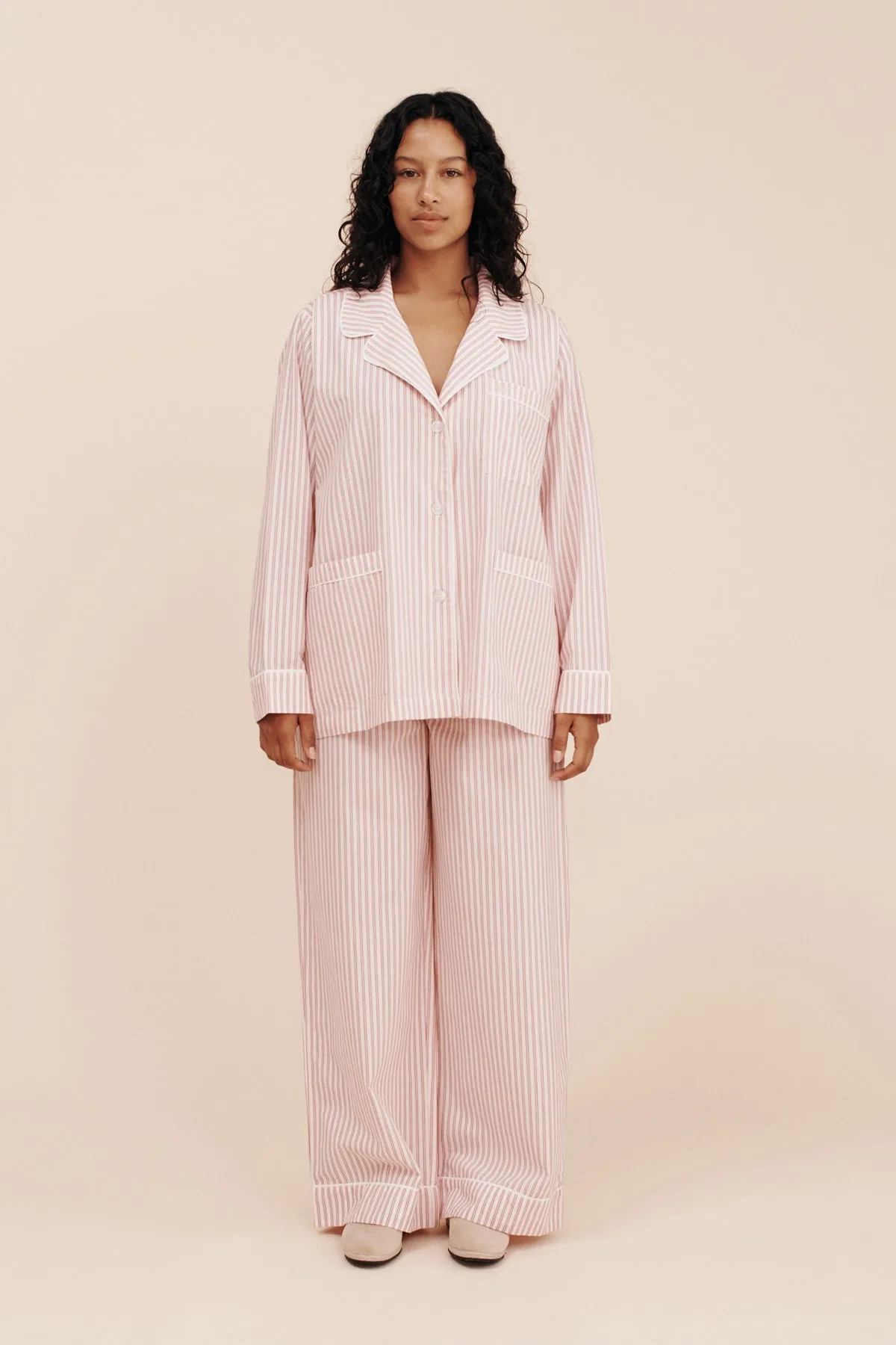EDIE LONG SLEEVE SHIRT - STRAWBERRY STRIPE sold by Posse product image thumbnail 5