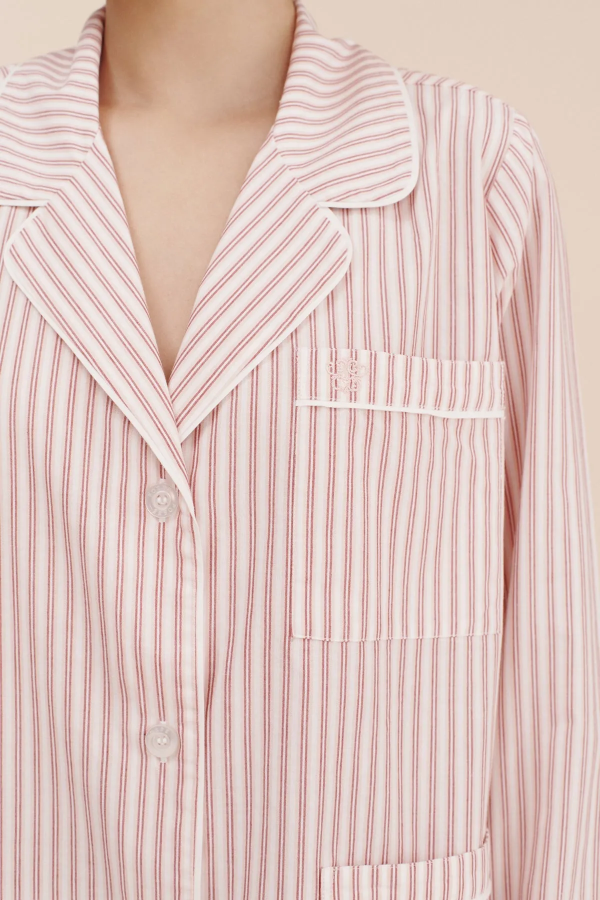 EDIE LONG SLEEVE SHIRT - STRAWBERRY STRIPE sold by Posse product image thumbnail 4
