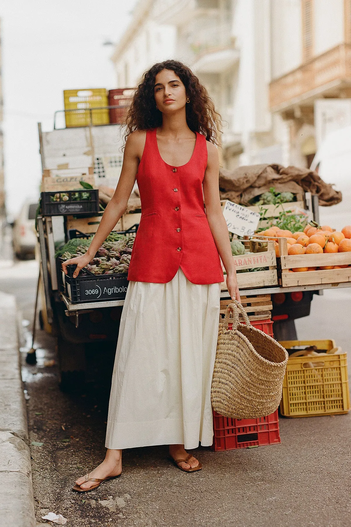 RUBEN GILET - CHERRY sold by Posse product image thumbnail 2