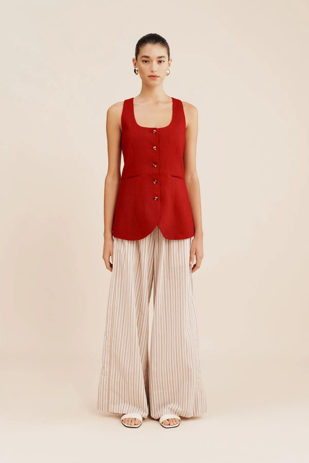 RUBEN GILET - CHERRY sold by Posse product image thumbnail 3