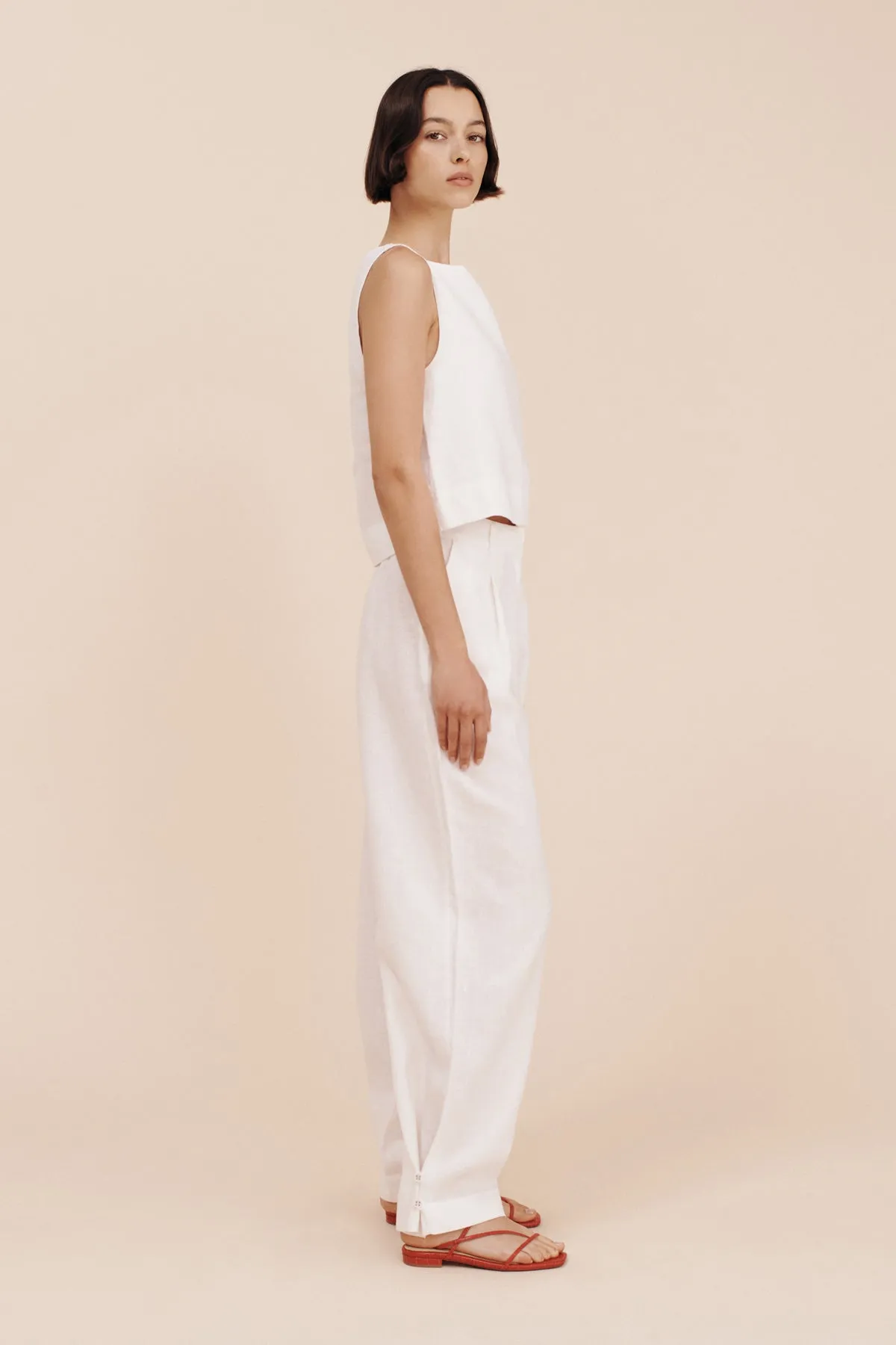 LORENZO PANT - IVORY sold by Posse product image thumbnail 3