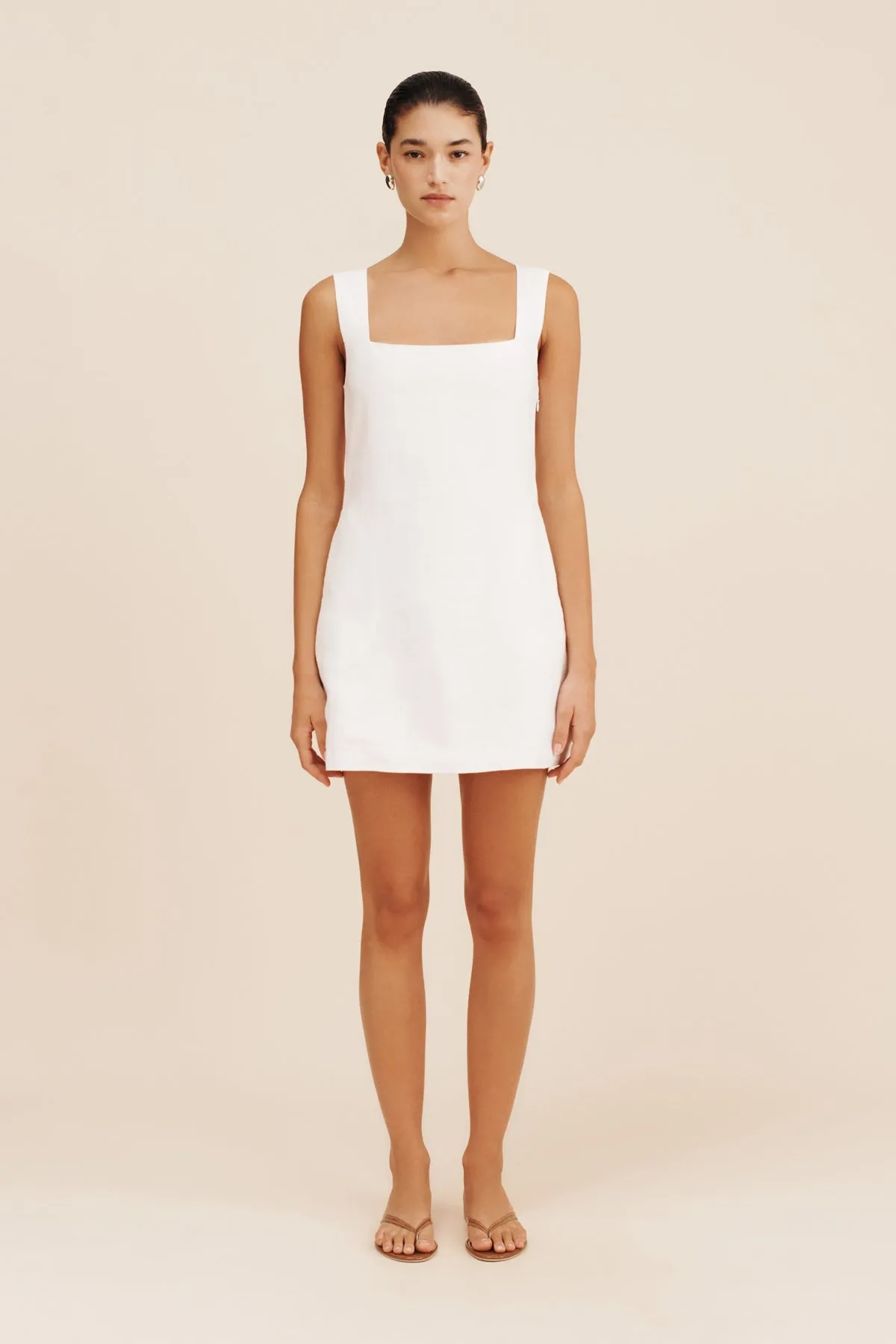 ALICE MINI DRESS - IVORY sold by Posse