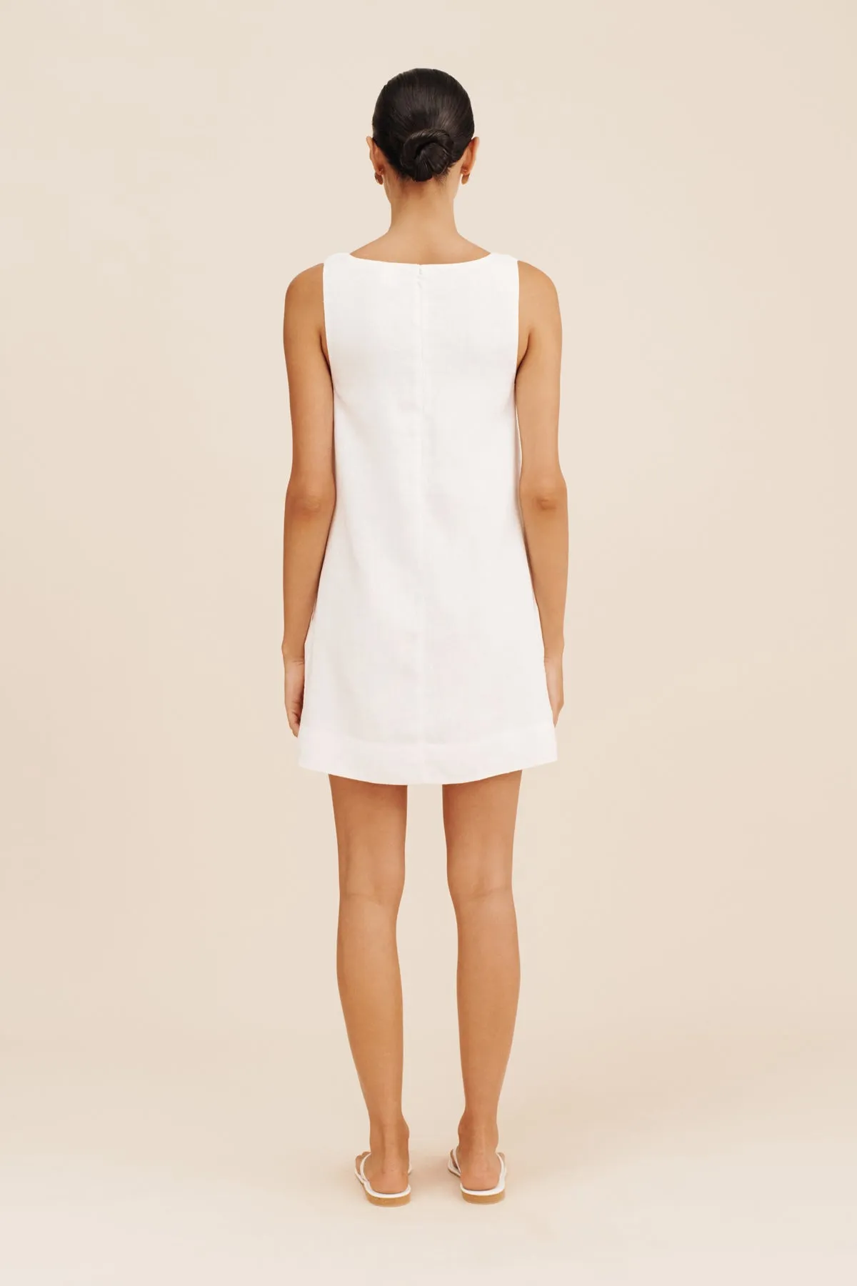 VAL MINI DRESS - IVORY sold by Posse product image thumbnail 4