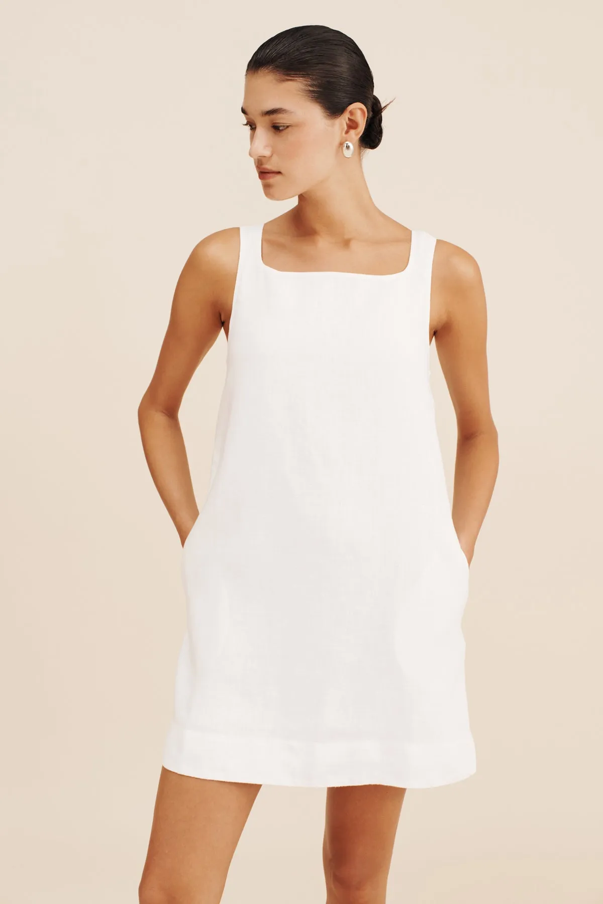 VAL MINI DRESS - IVORY sold by Posse product image thumbnail 5