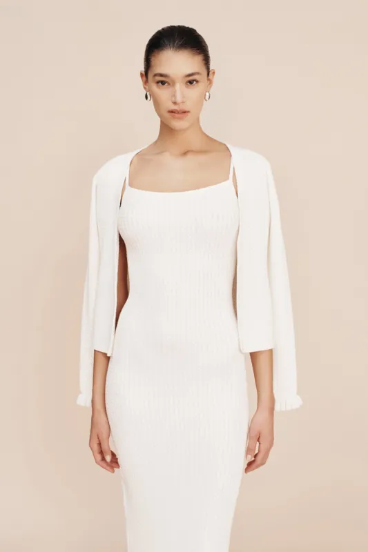 IRIS CARDIGAN - BONE sold by Posse