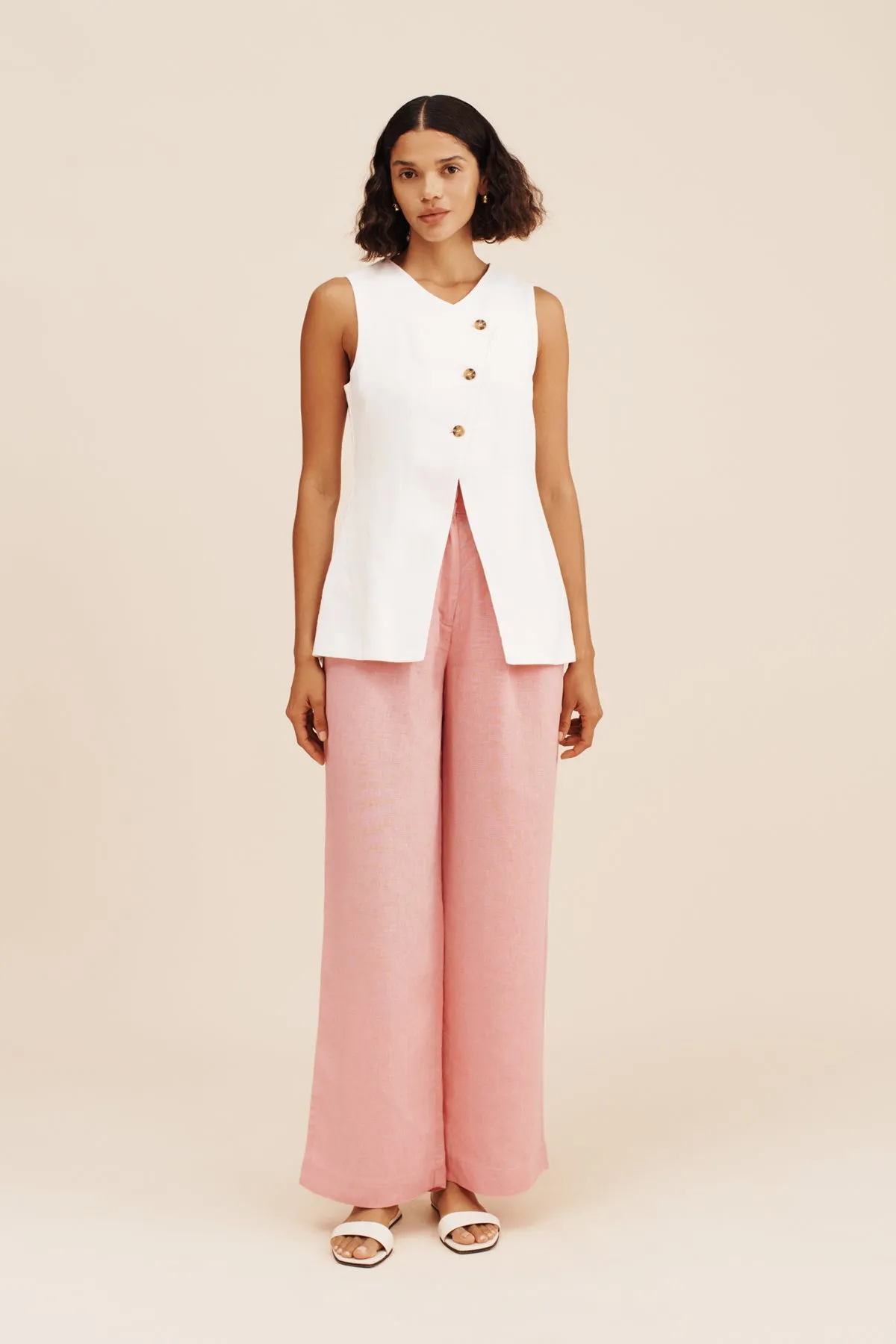 GIGI GILET - IVORY sold by Posse product image thumbnail 5