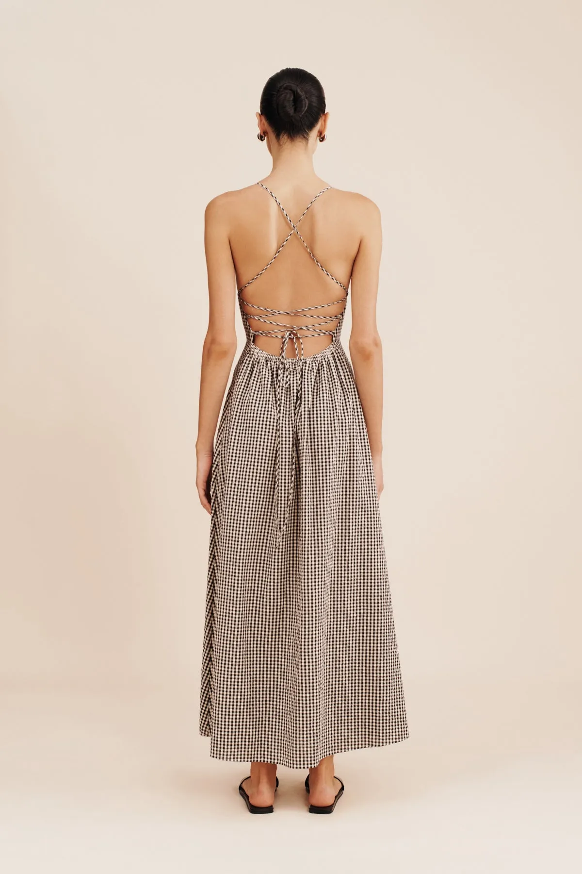 LORI DRESS - GINGHAM sold by Posse product image thumbnail 5