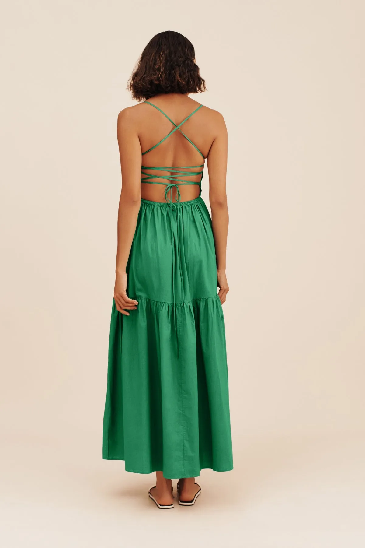 ALEXIS DRESS - TOPAZ GREEN sold by Posse product image thumbnail 5