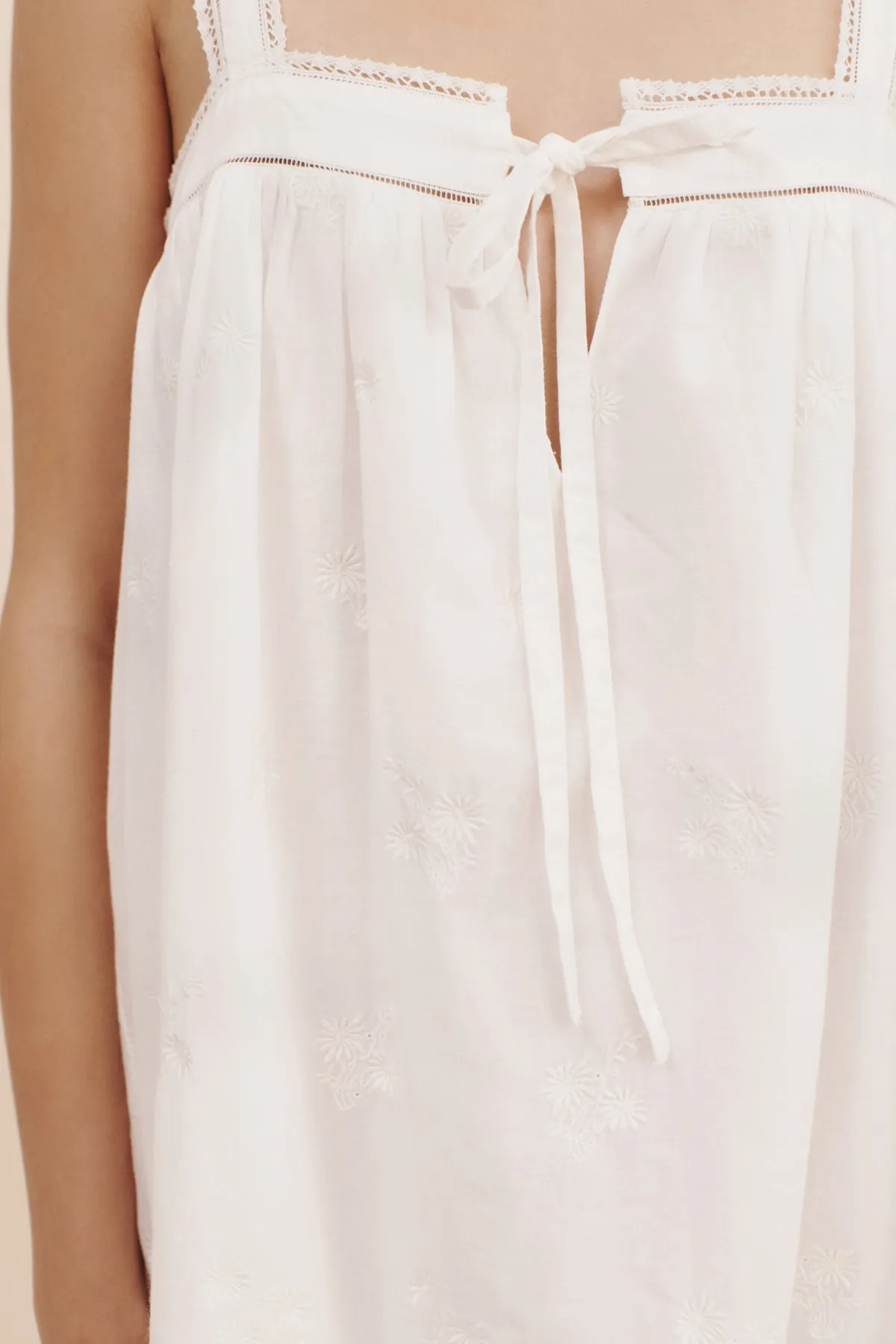 DAHLIA MINI DRESS - VINTAGE WHITE sold by Posse product image thumbnail 3