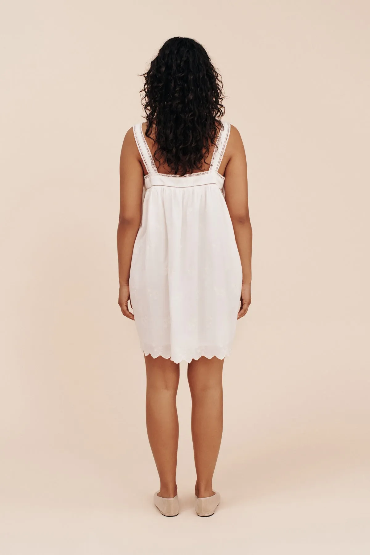 DAHLIA MINI DRESS - VINTAGE WHITE sold by Posse product image thumbnail 5