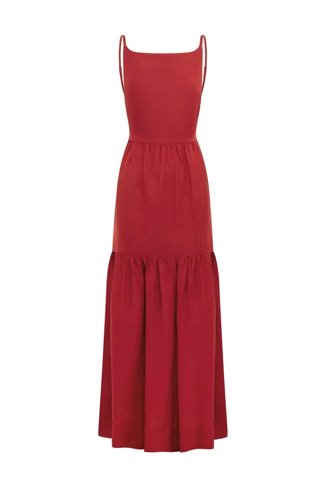 ELISE DRESS - CRIMSON sold by Posse product image thumbnail 5