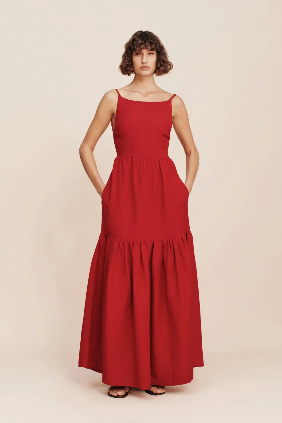 ELISE DRESS - CRIMSON sold by Posse product image thumbnail 2