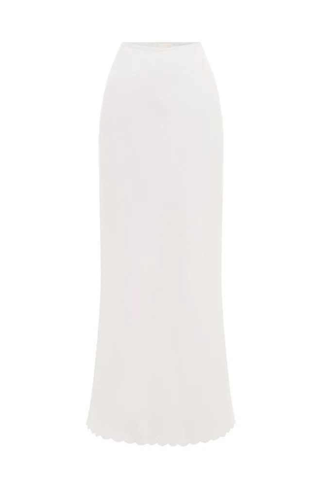 ZAYLA SKIRT - IVORY sold by Posse product image thumbnail 5